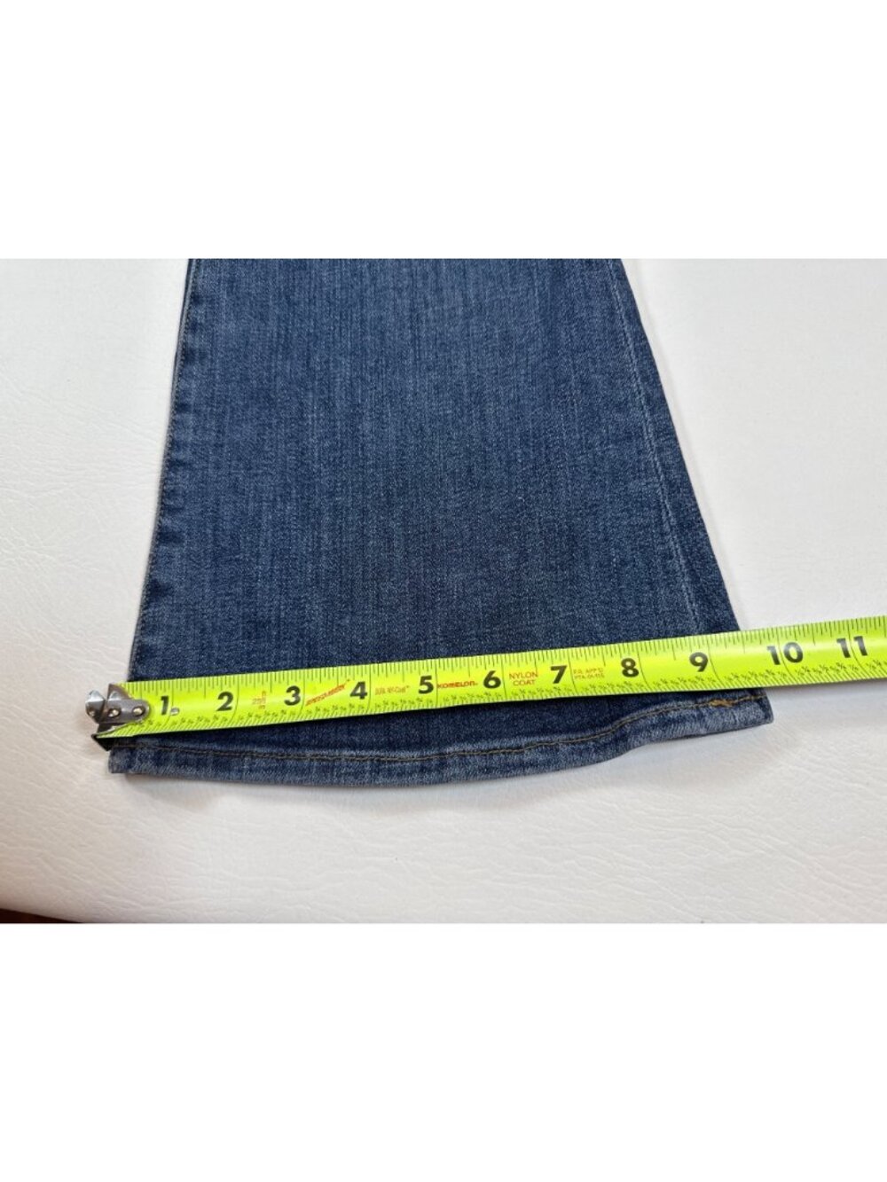 Frame Denim Womens Le Crop Flare Jeans Size 24 Blue Wash Stretch (NN524) - Picture 4 of 9